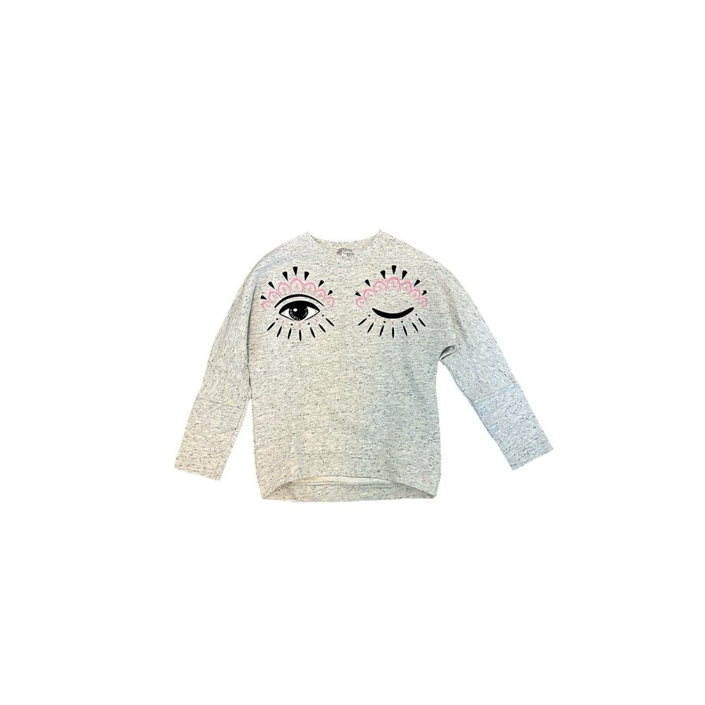 Kenzo Kids Paris Marbled Eye Embroidered Sweatshirt Youth 10 A